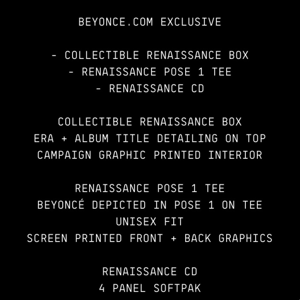 Beyoncé Renaissance Box Set Pose1. - Picture 3 of 3